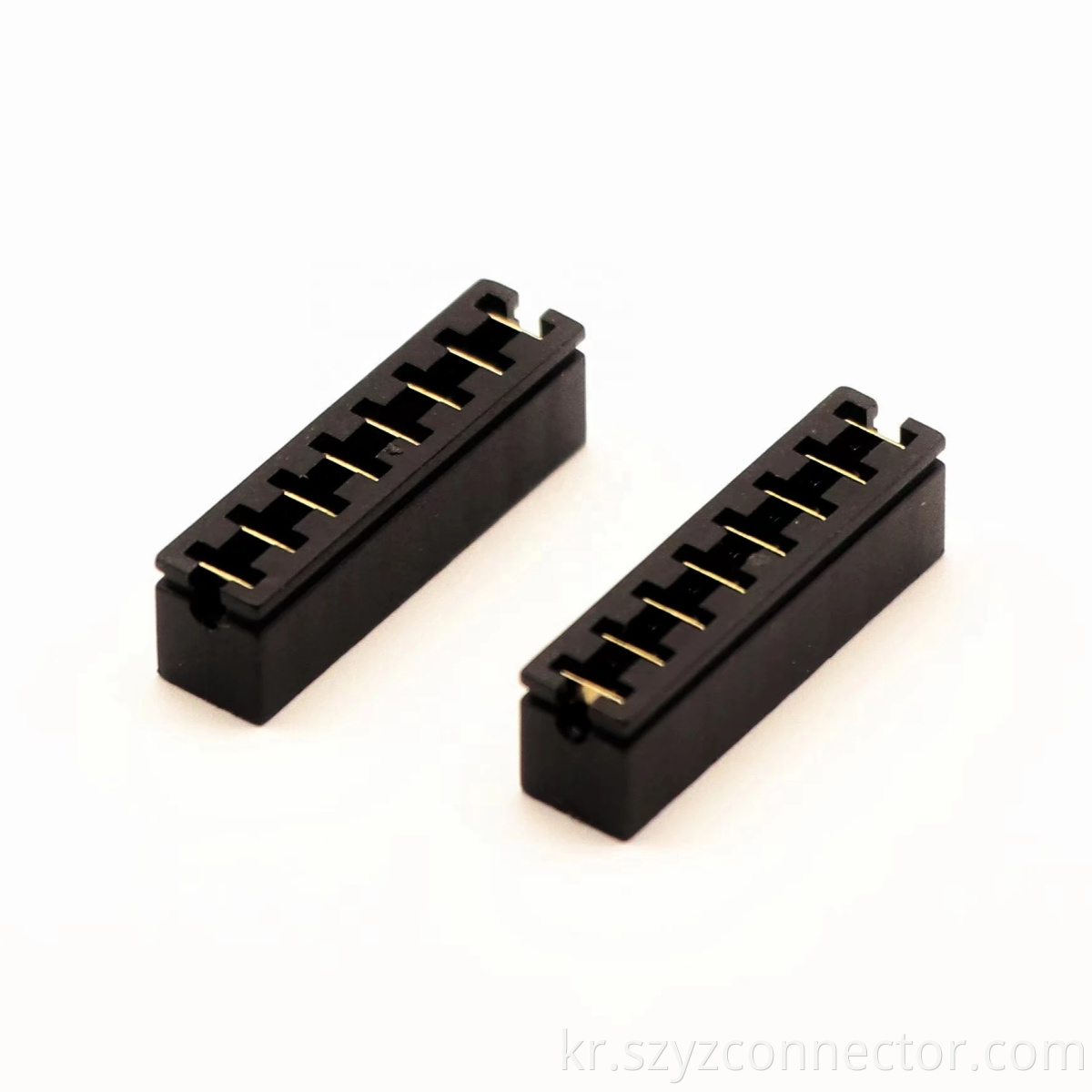 2.54mm Pitch Mini Jumper OPEN H6.0mm Bronze Half-gold 1*8P